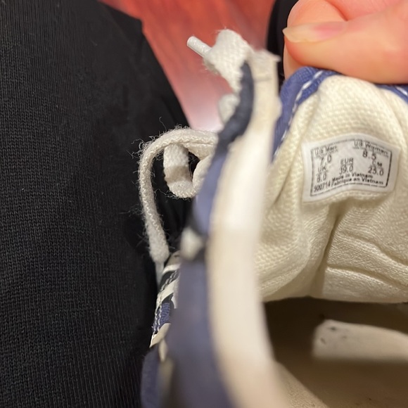 Blue Checkered Flame Vans - Picture 6 of 6